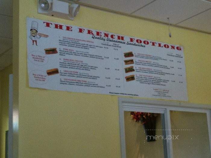 The French Footlong - La Jolla, CA menu_pic