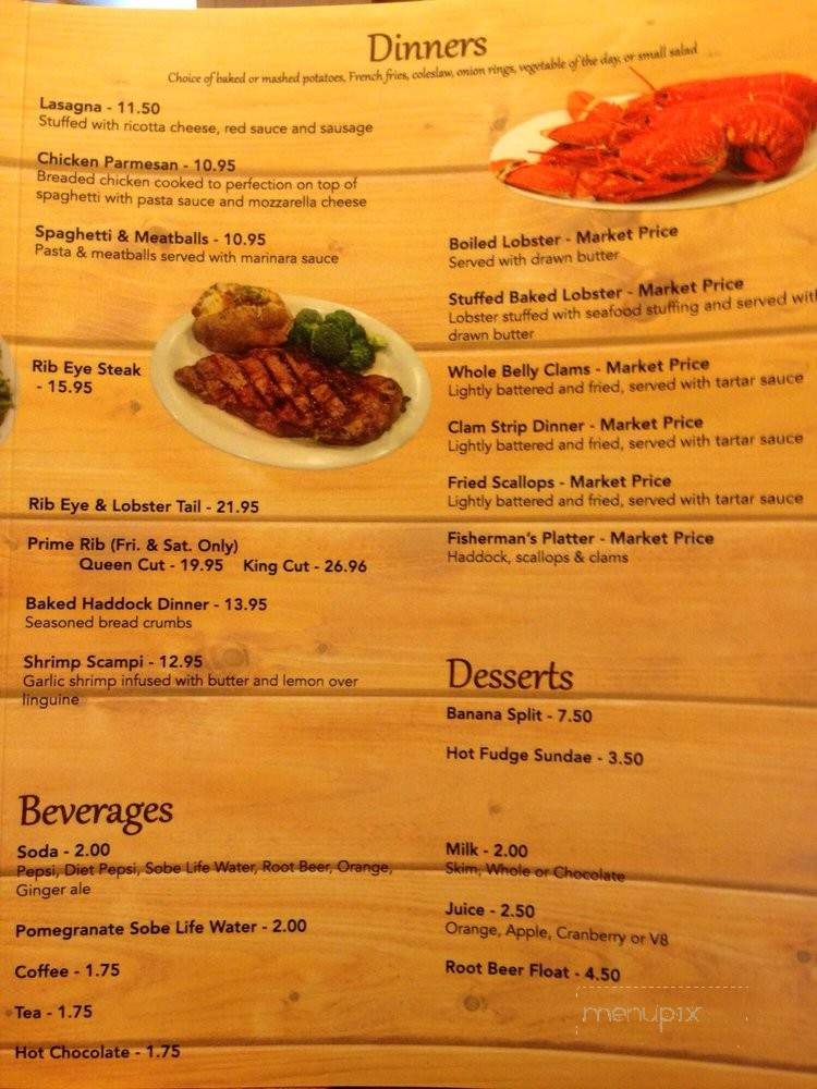 The Mill - Belfast, ME menu_pic