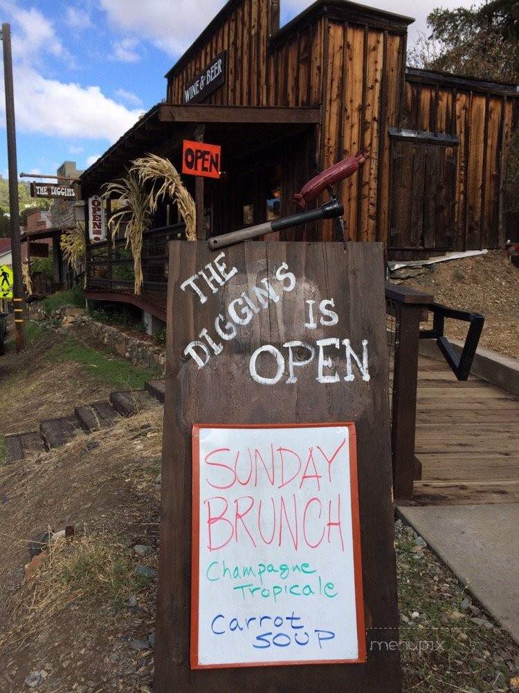 The Diggins Cafe - Amador City, CA menu_pic
