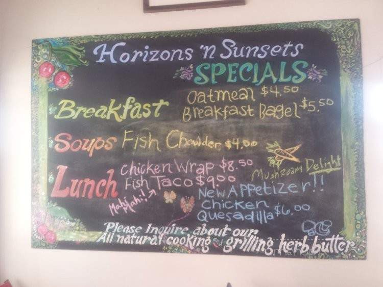 Horizons N Sunsets - Empire, MI menu_pic