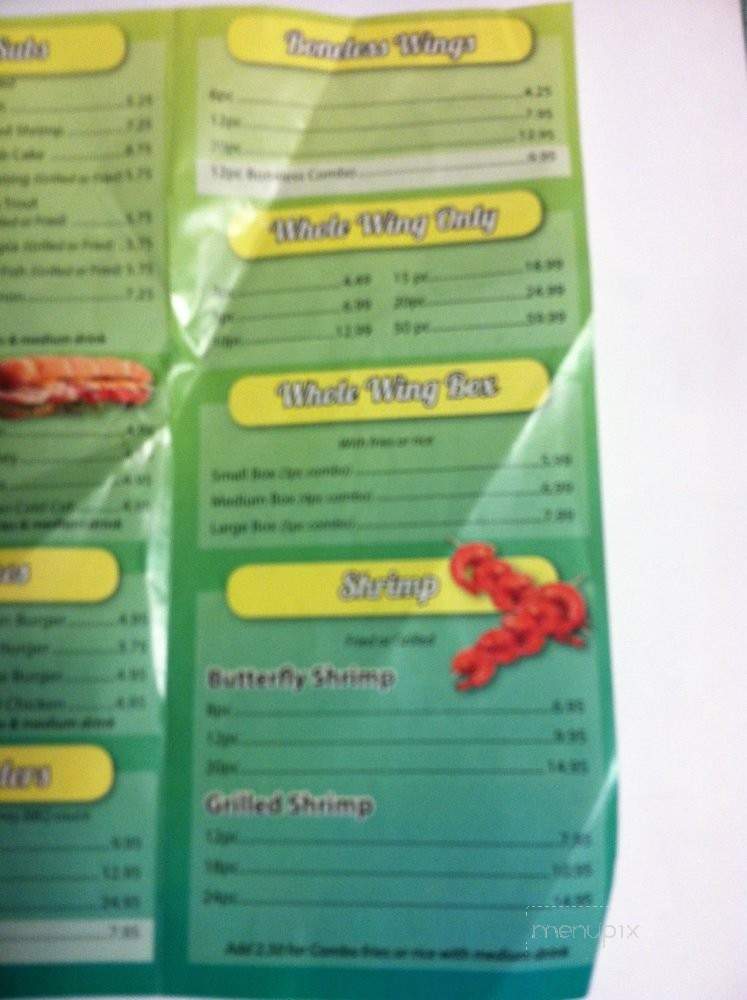 American Buffalo Wings & Seafood - Upper Marlboro, MD menu_pic