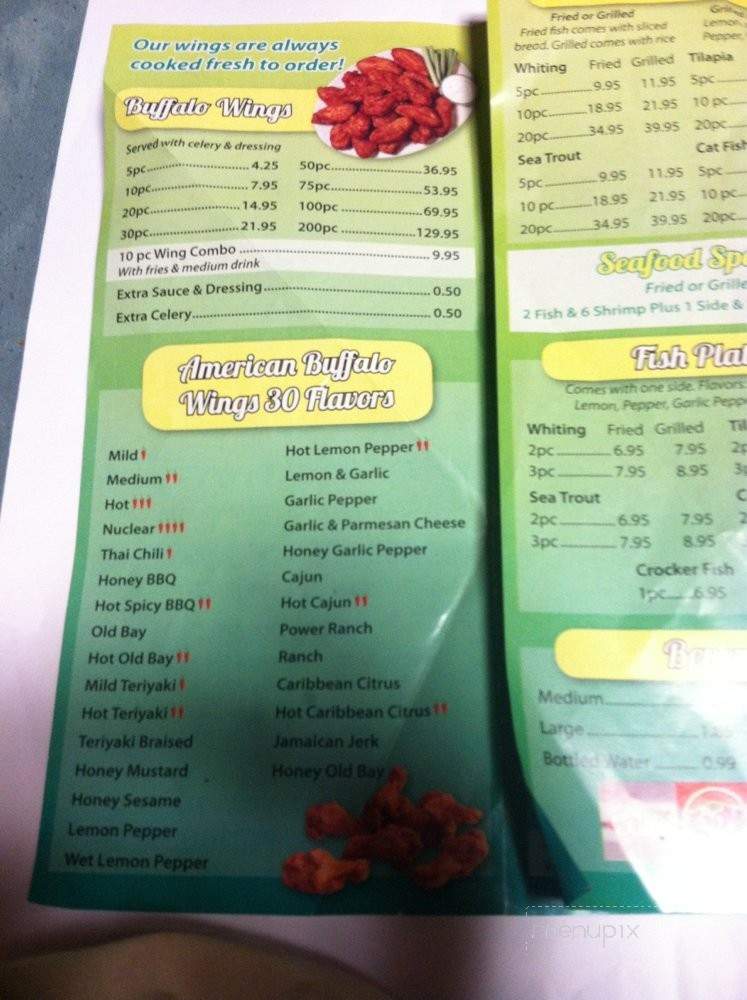 American Buffalo Wings & Seafood - Upper Marlboro, MD menu_pic