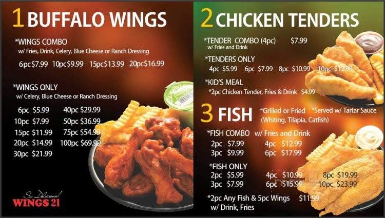 /250392154/Wings-21-Menu-Upper-Marlboro-MD - Upper Marlboro, MD