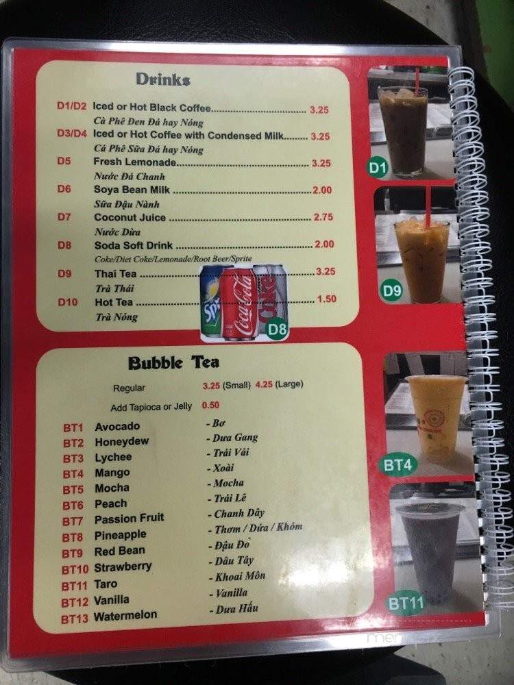 Fast Pho - Tacoma, WA menu_pic