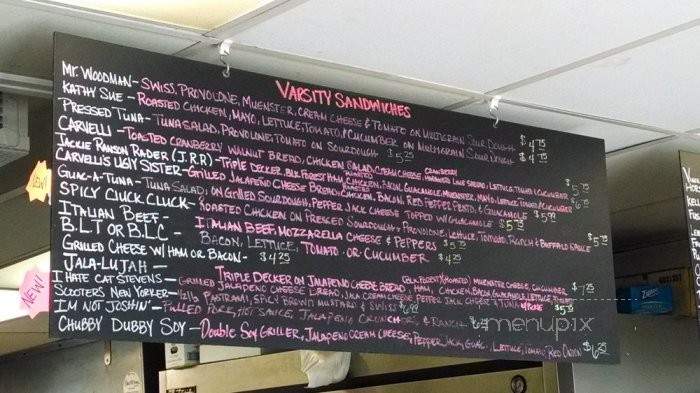 The Varsity Deli - Elkhorn, WI menu_pic
