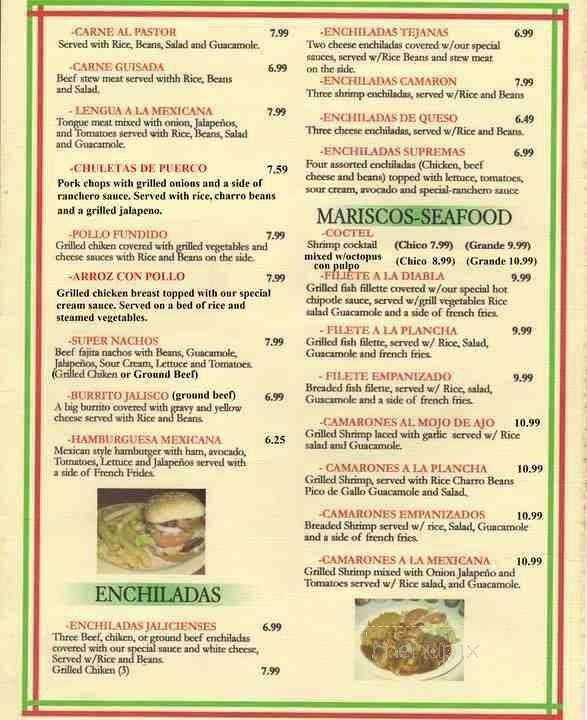 /250124569/Fajitas-Taqueria-Menu-Channelview-TX - Channelview, TX