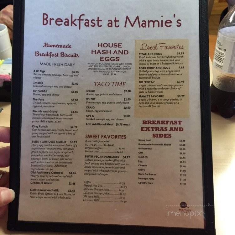 Mamies Kitchen - Pattison, TX menu_pic