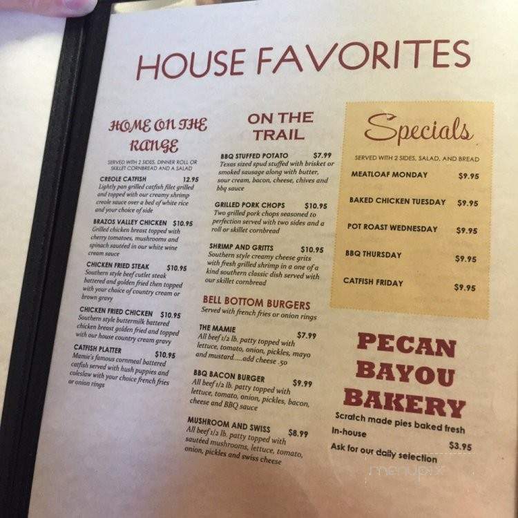Mamies Kitchen - Pattison, TX menu_pic