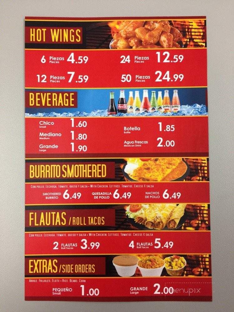 Rico Pollo - Mountain View, CO menu_pic