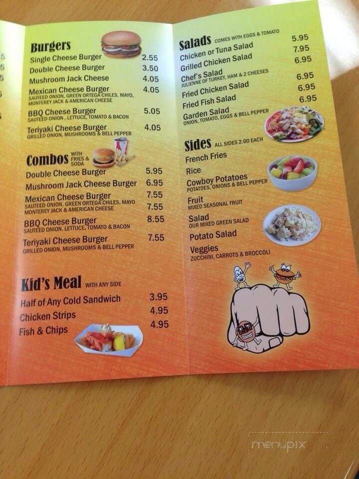 Cosmic Fist - Lawndale, CA menu_pic