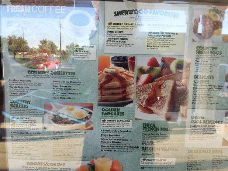 Sherwood Cafe Family Restaurant - Indianapolis, IN menu_pic