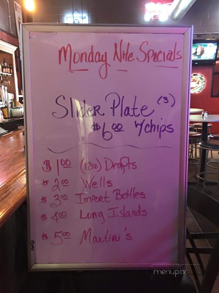 The Corner Bar - Indianapolis, IN menu_pic