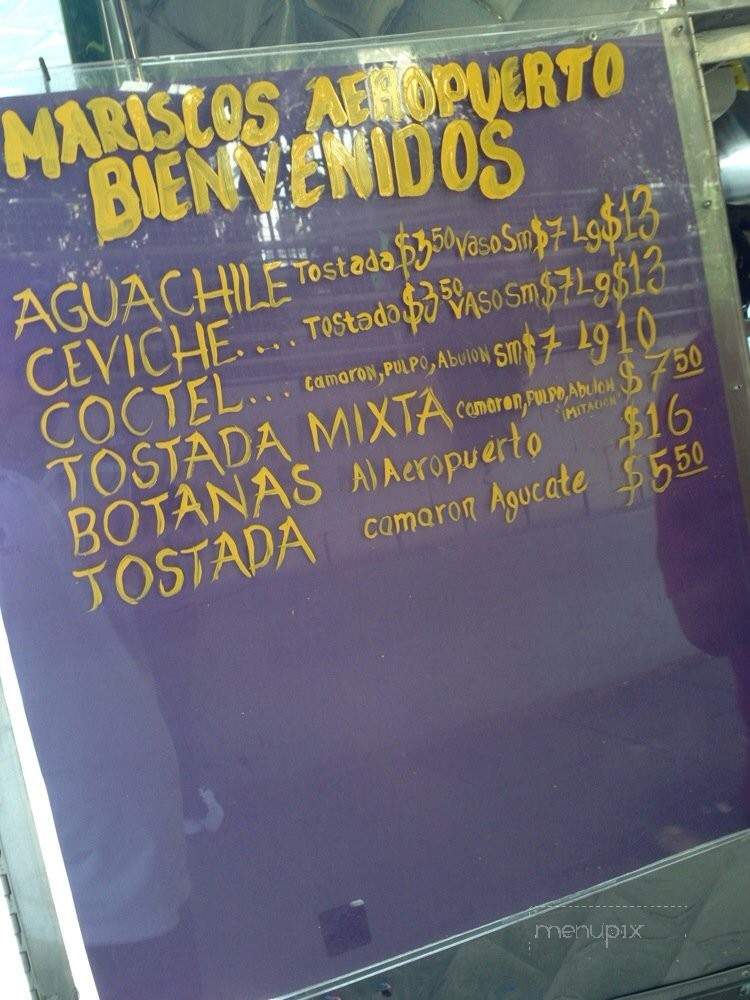 Mariscos Aeropuerto - Los Angeles, CA menu_pic