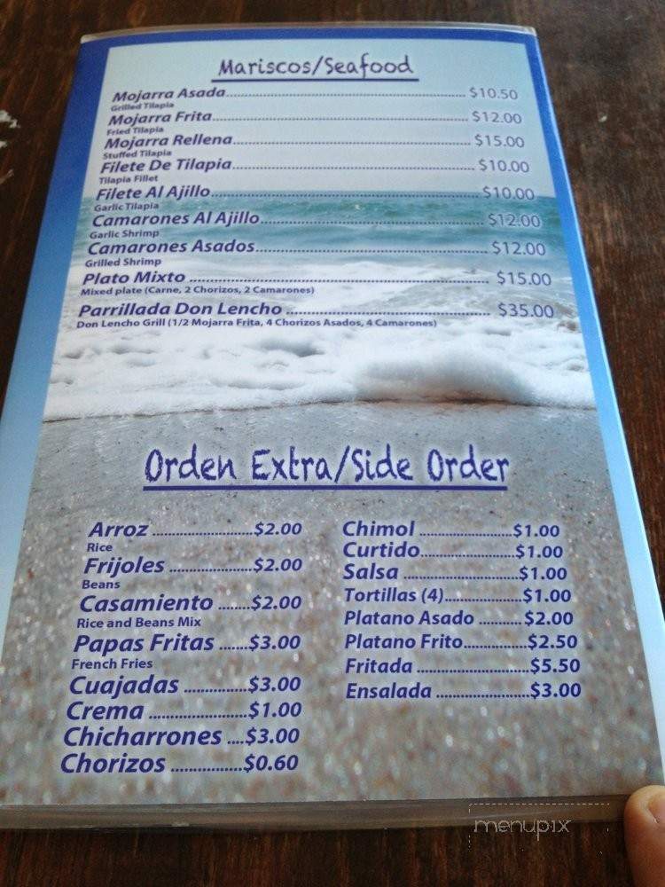Don Lencho Restaurant 2 - Los Angeles, CA menu_pic