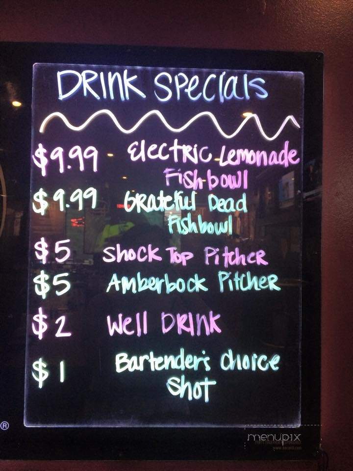 The Brick Sports Bar And Grill - Troy, AL menu_pic
