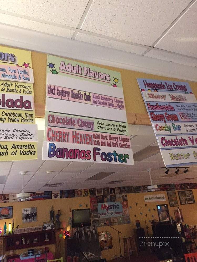 Mystic Ices & Creams - Fruitland Park, FL menu_pic