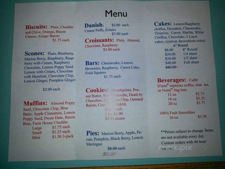 House of the Rising Buns - Vancouver, WA menu_pic