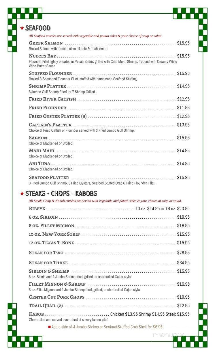 Beeville Diner - Beeville, TX menu_pic