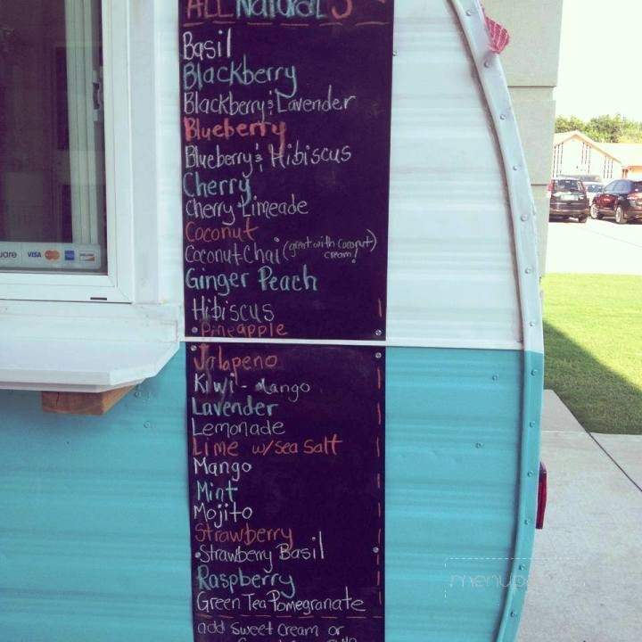 Katiebug's Shaved Ice & Hot Chocolate - Oklahoma City, OK menu_pic
