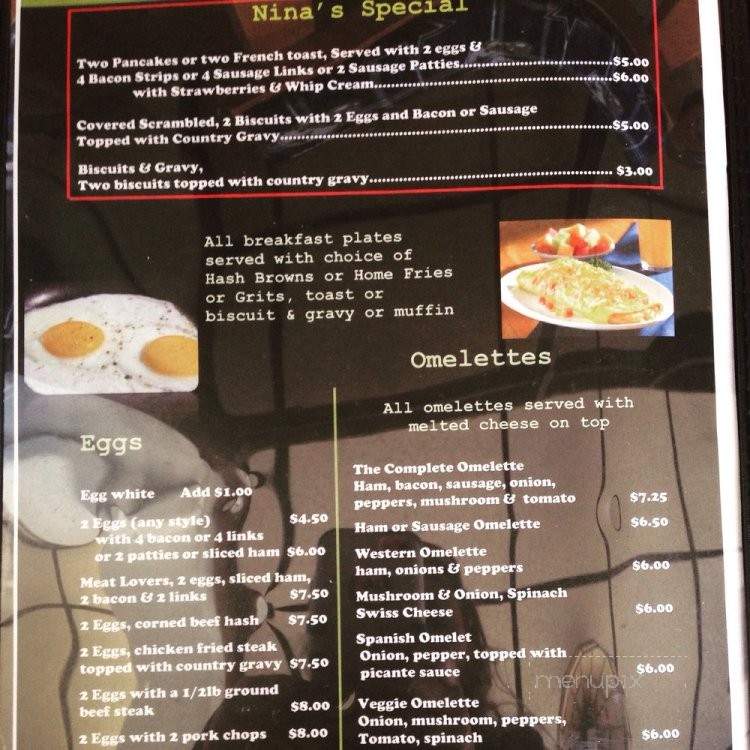 Nina's Family Restaurant - Oklahoma City, OK menu_pic