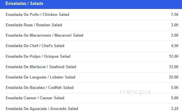 El Sabor Dominicano International - Kissimmee, FL menu_pic