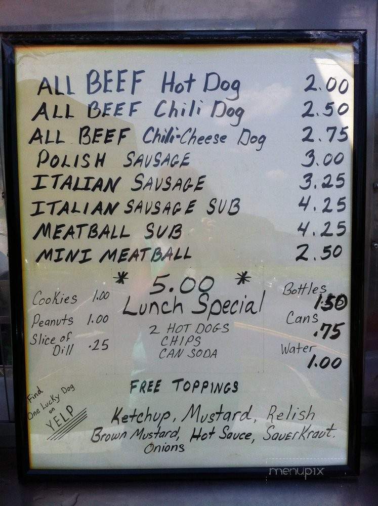 One Lucky Dog - Linthicum Heights, MD menu_pic