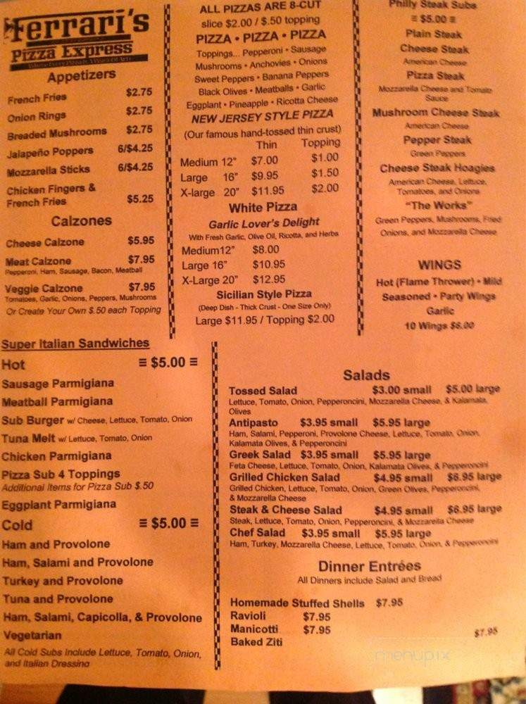 /250358055/Ferraris-Pizza-North-Huntingdon-PA - North Huntingdon, PA