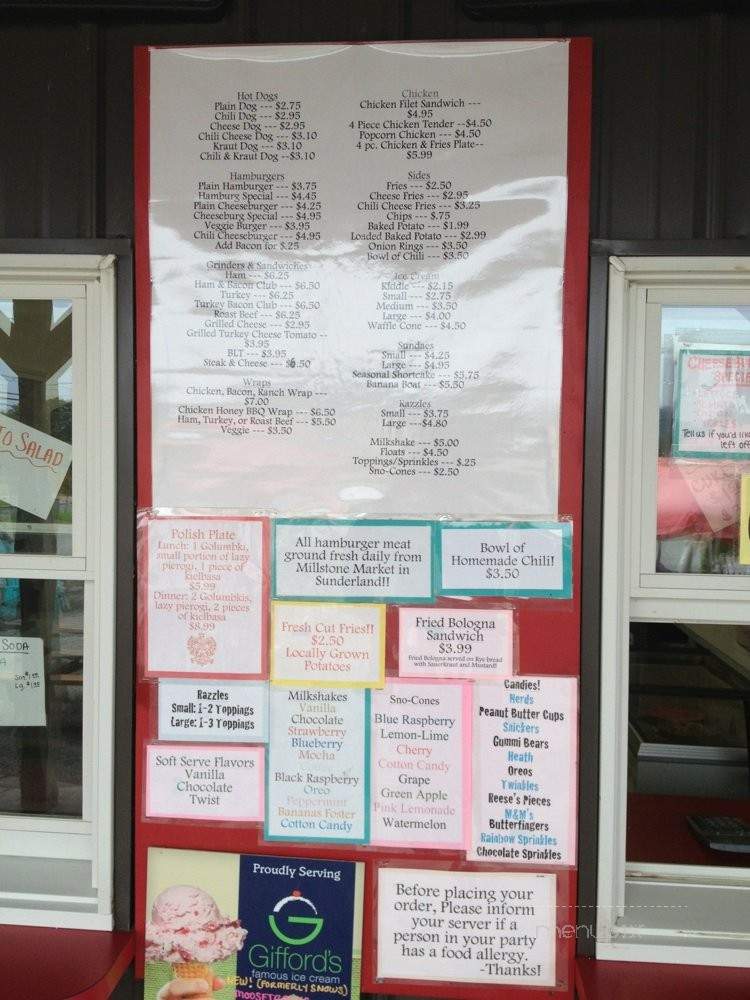 5J Creamee and Pasiecnik Farmstand - Whately, MA menu_pic