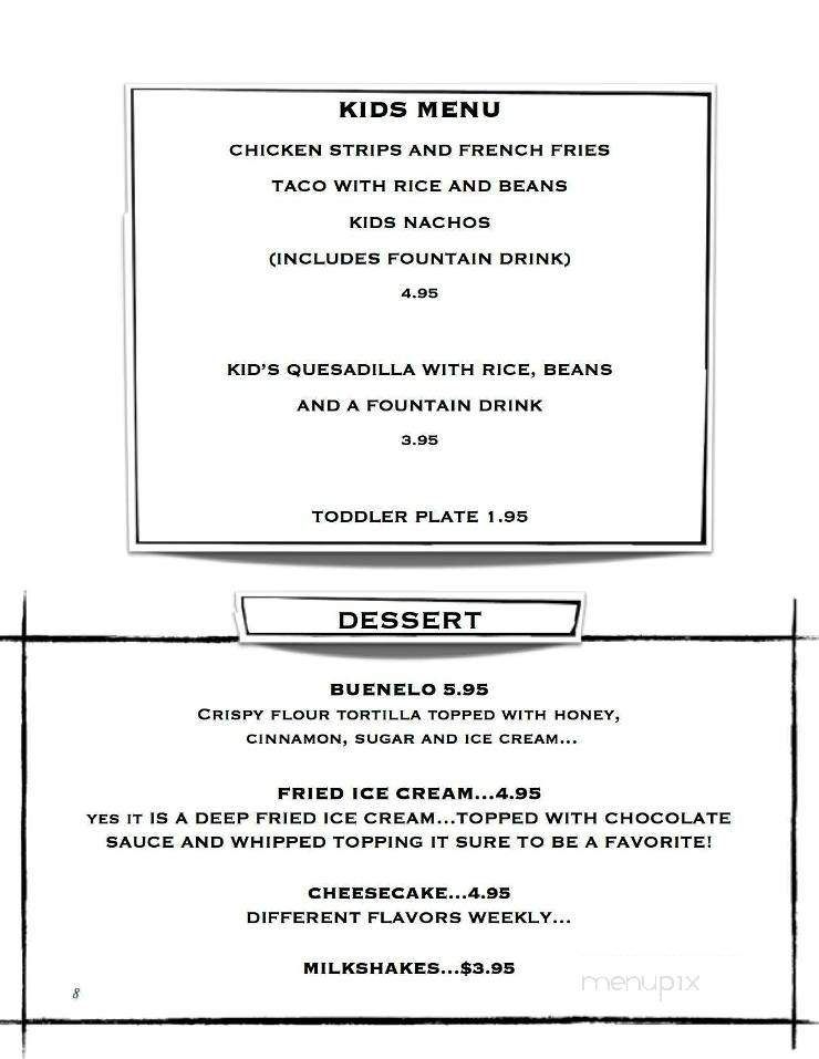 Mama Loca's Cafe and Cantina - Ash Grove, MO menu_pic