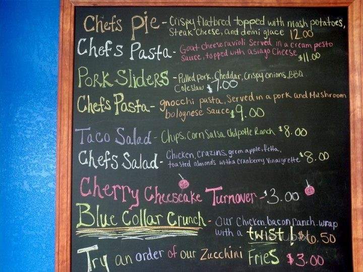 Blue Collar Bistro - Clyde, OH menu_pic
