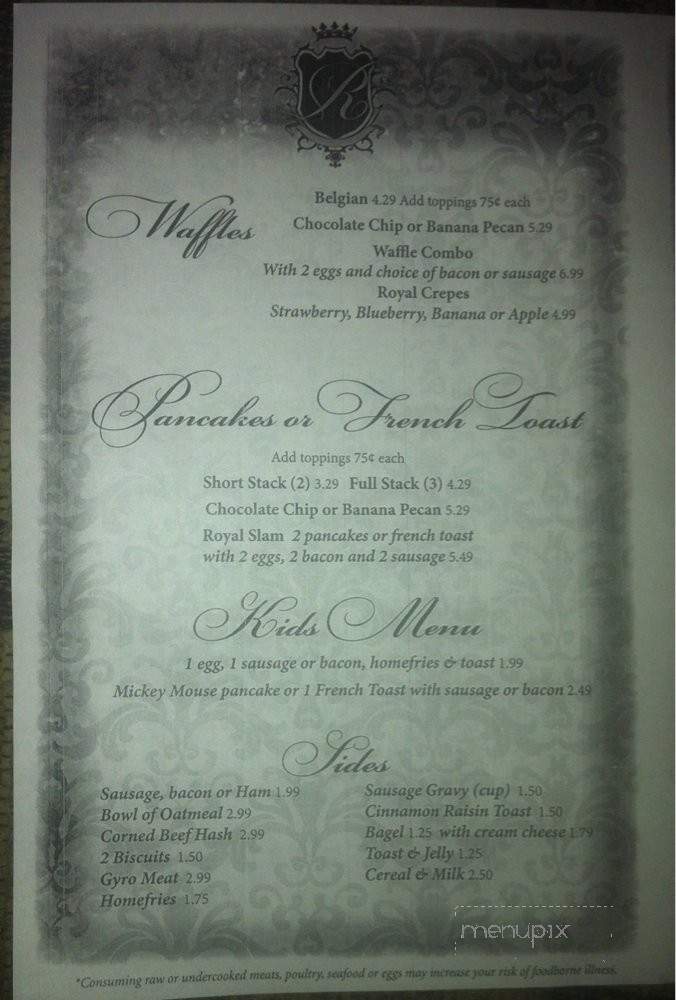 Royal Lunch - North Royalton, OH menu_pic