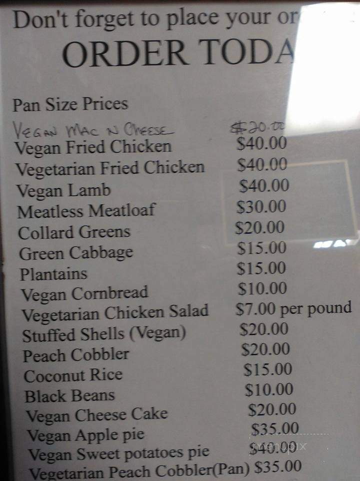 Back to Edenz - Macon, GA menu_pic