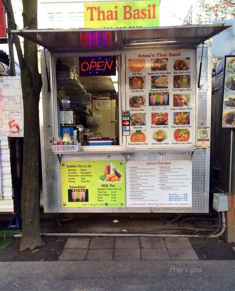 Thai Basil- Food Cart - Portland, OR menu_pic