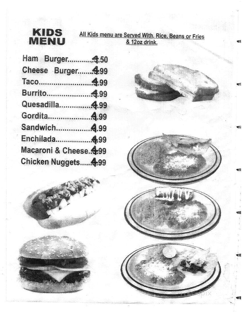 El Antojito Mexican Restaurant - Pasco, WA menu_pic