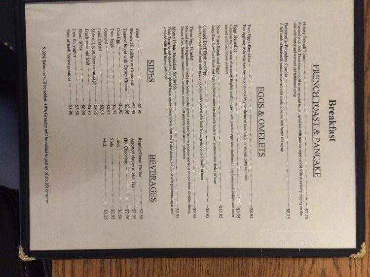 150 Bistro Restaurant Bar & Grill - Oakland, CA menu_pic