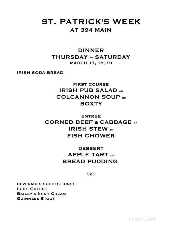 394 Main - Catskill, NY menu_pic