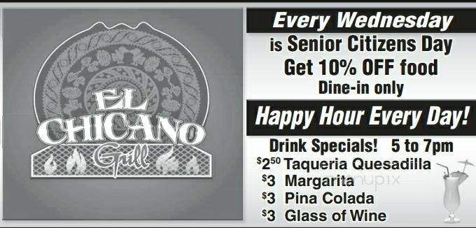 El Chicano Grill - Casa Grande, AZ menu_pic