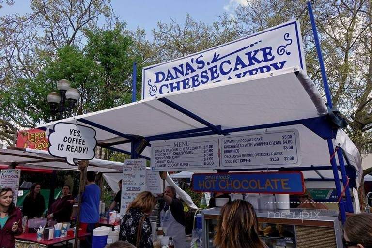 Dana's Cheesecake Bakery - Eugene, OR menu_pic