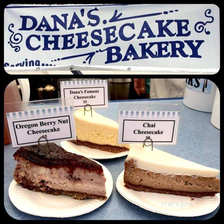 Dana's Cheesecake Bakery - Eugene, OR menu_pic
