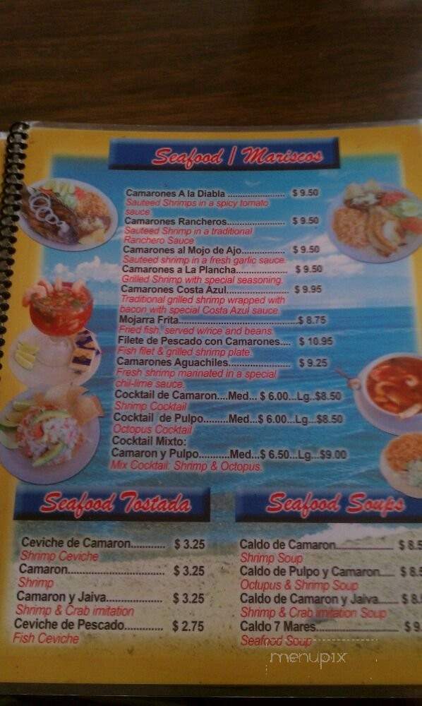La Palapa De Michoacan - Long Beach, CA menu_pic