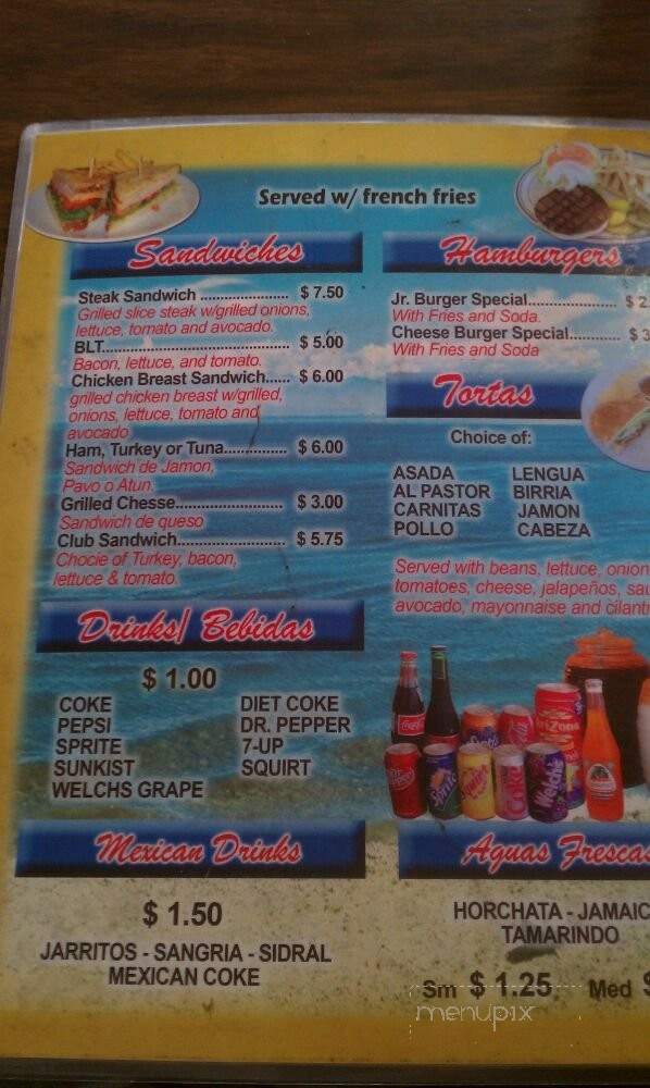 La Palapa De Michoacan - Long Beach, CA menu_pic