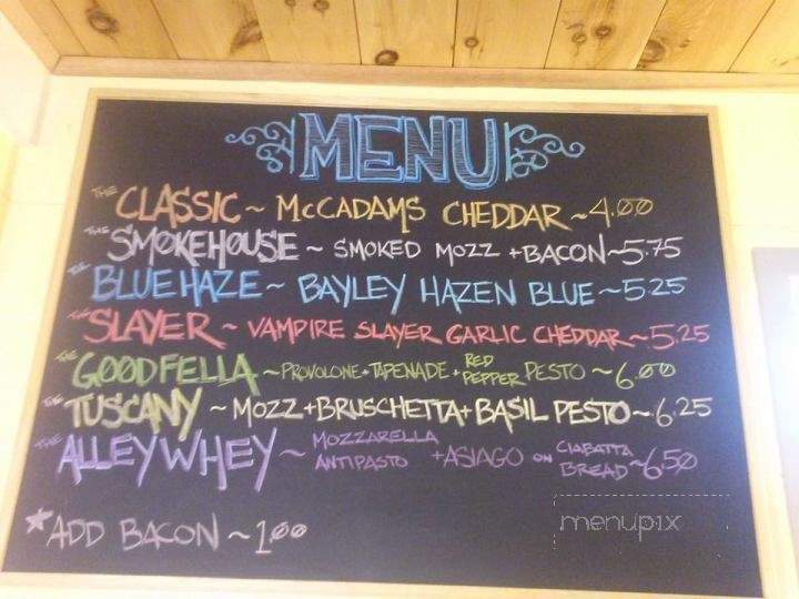 Alley Whey Eatery - Honesdale, PA menu_pic