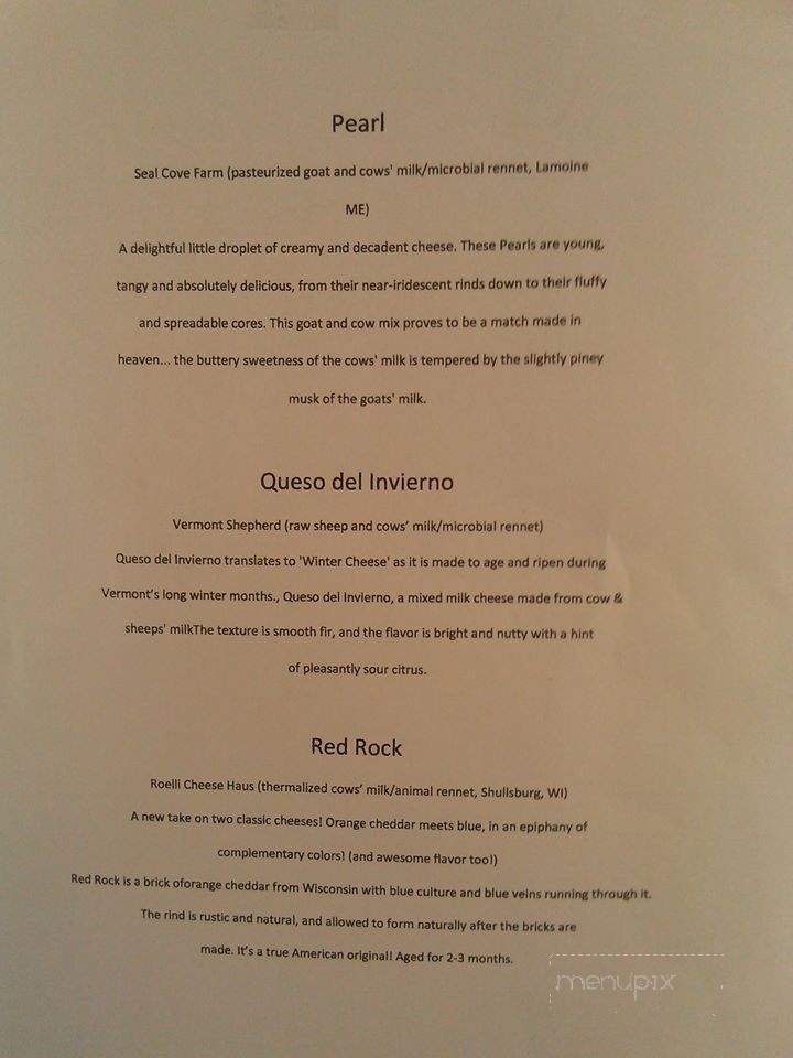 Alley Whey Eatery - Honesdale, PA menu_pic