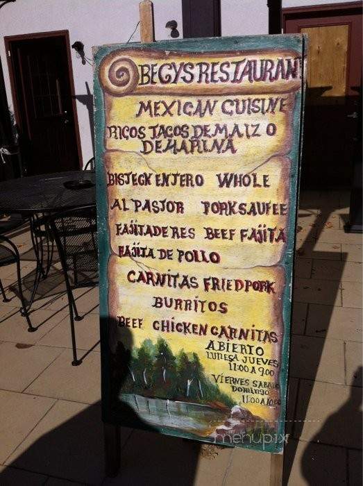 Begy's Taqueria - Manchester, NH menu_pic