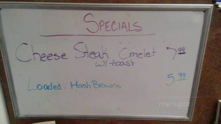Blue Collar Cafe - Owego, NY menu_pic