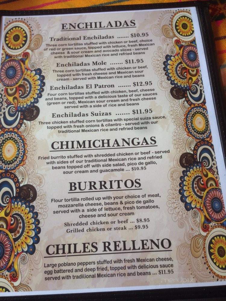 El Patron - Allentown, PA menu_pic