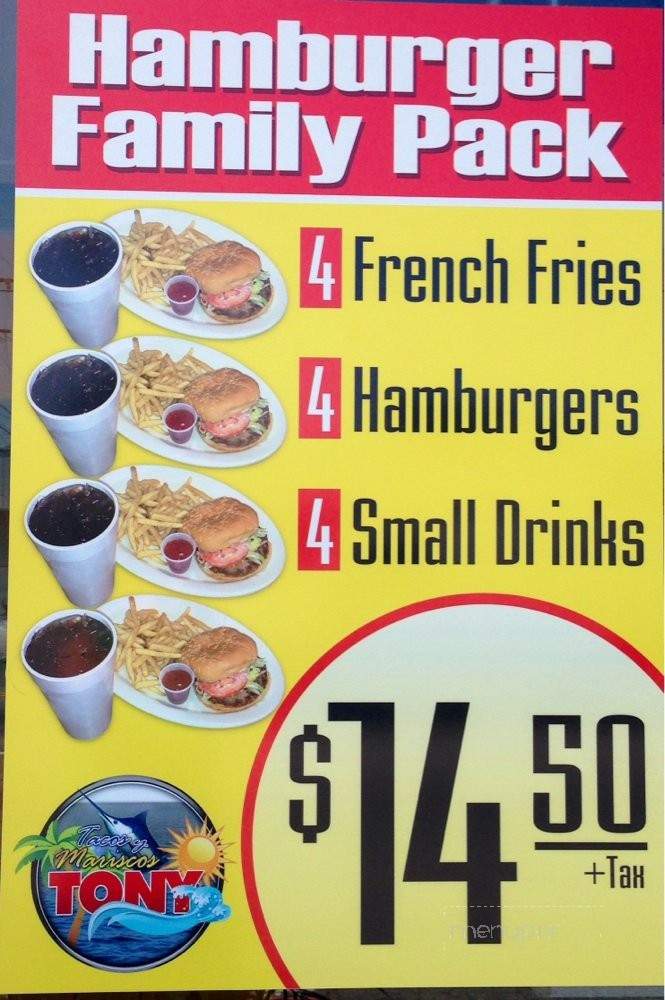 Tacos Y Mariscos Tony - El Monte, CA menu_pic