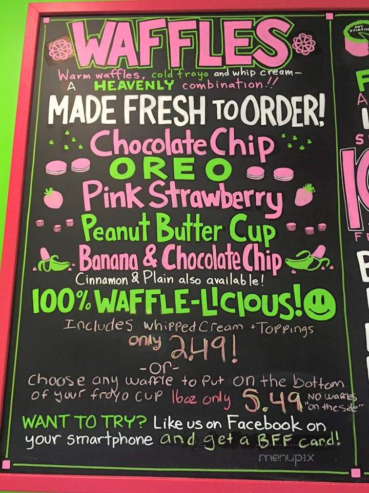 Berry Fresh Frozen Yogurt - Bayport, NY menu_pic