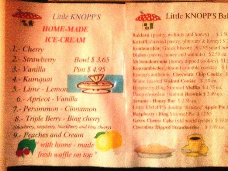 Little Knopp's Snack Shack - Fairfield, CA menu_pic