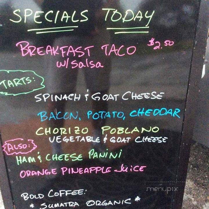 Pucs Pop Up Coffee Stop - Houston, TX menu_pic